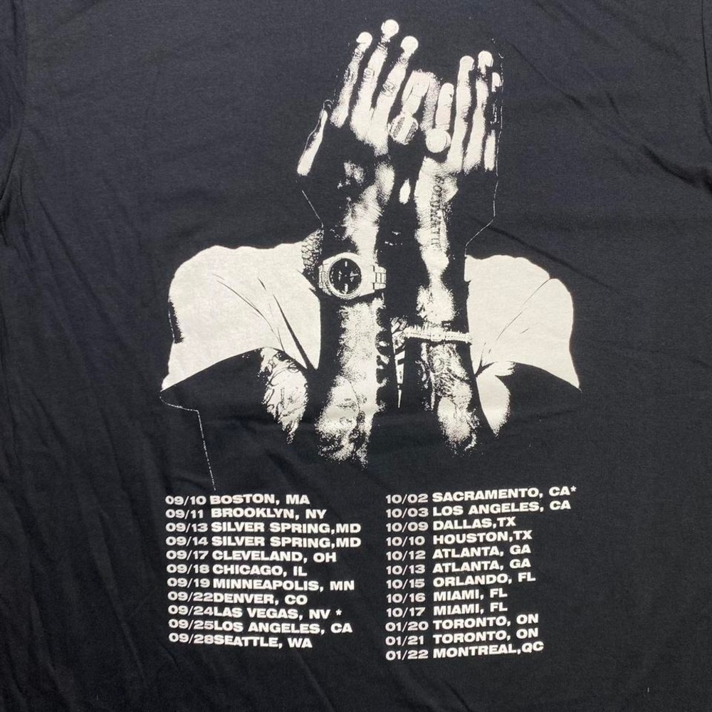 WizKid‎ VIP tour concert shirt XL